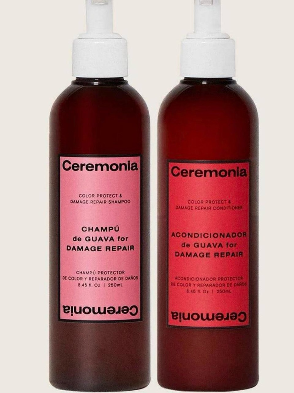 Ceremonia Guava Damaged Hair Shampoo and Conditioner Duo